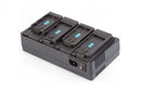 SWIT LC-D421C KIT 4-Channel DV Charger with 4x Canon BP Style Plates