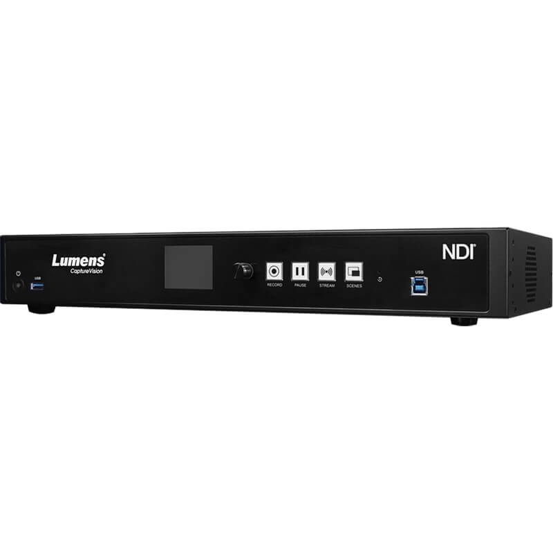 Lumens LC300 4-Channel Recorder and Streaming Media Processor with UltraHD and NDI