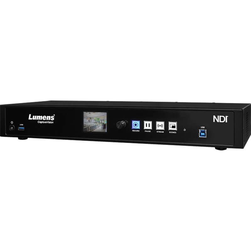 Lumens LC300 4-Channel Recorder and Streaming Media Processor with UltraHD and NDI