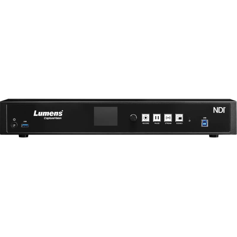 Lumens LC300 4-Channel Recorder and Streaming Media Processor with UltraHD and NDI