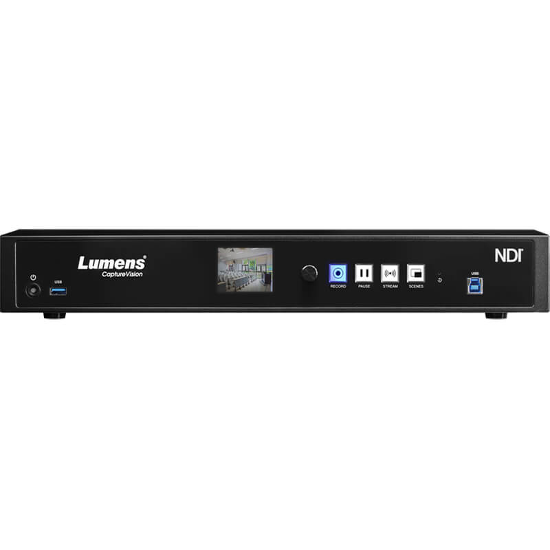 Lumens LC300 4-Channel Recorder and Streaming Media Processor with UltraHD and NDI