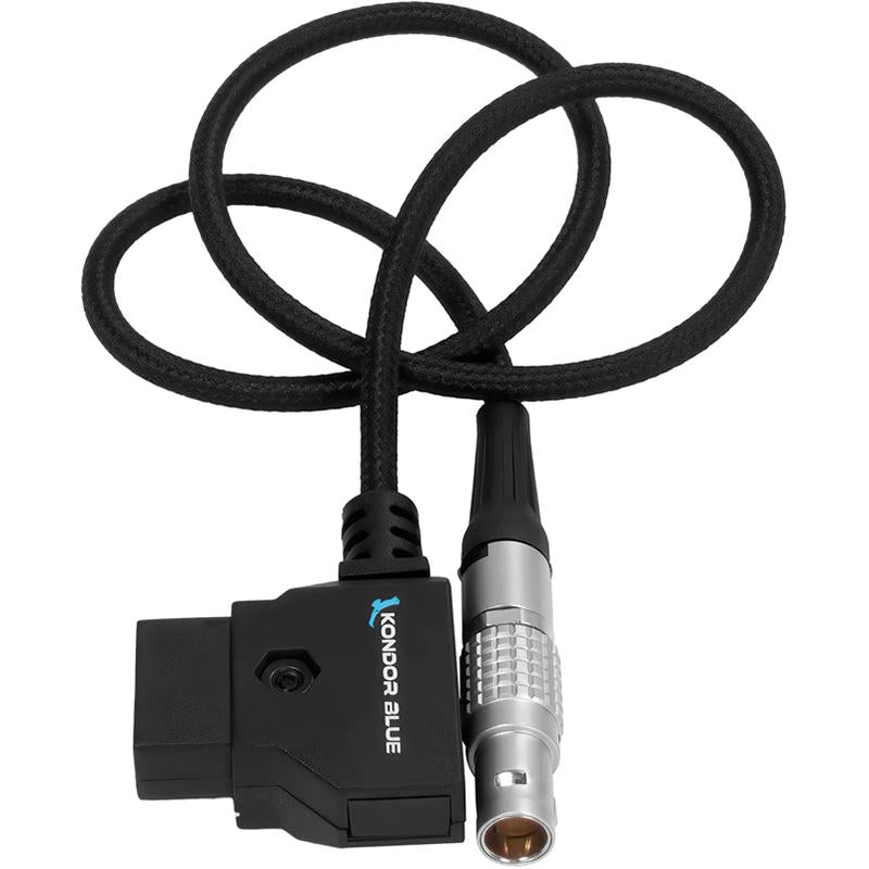 Kondor Blue D-Tap to PYXIS 2-Pin LEMO (0B Male) Power Cable for SmallHD, Teradek, Z CAM - KONDTAPLEMO2PBK