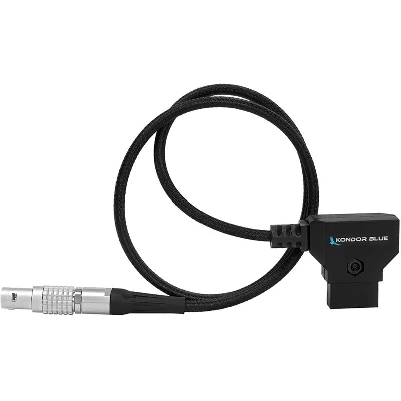 Kondor Blue D-Tap to PYXIS 2-Pin LEMO (0B Male) Power Cable for SmallHD, Teradek, Z CAM - KONDTAPLEMO2PBK