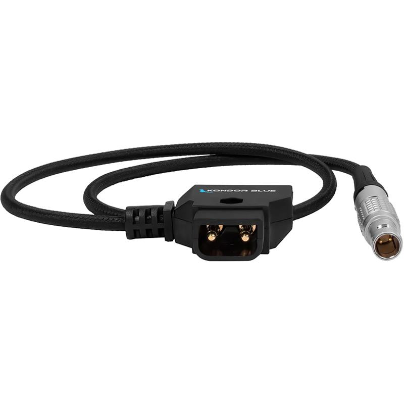 Kondor Blue D-Tap to PYXIS 2-Pin LEMO (0B Male) Power Cable for SmallHD, Teradek, Z CAM - KONDTAPLEMO2PBK