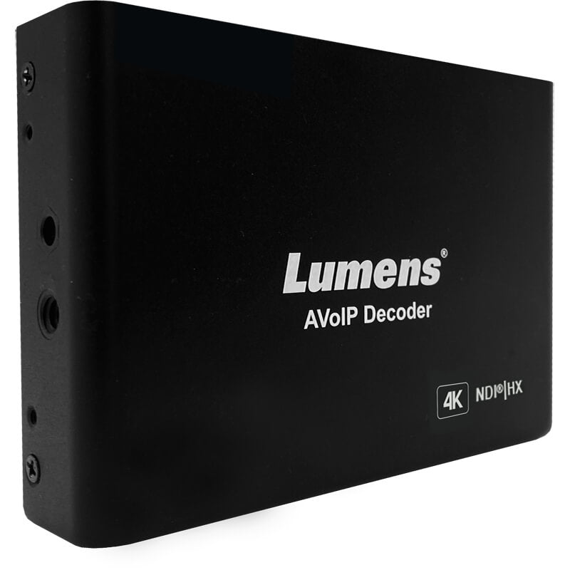 Lumens OIP-N60D AV over IP and NDI HX 4K Decoder