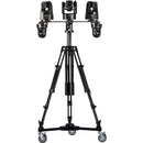 Libec LX-ePed PRO Heavy-duty Electric Pedestal with Dolly for PTZ Cameras