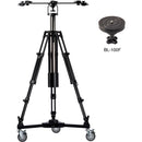 Libec LX-ePed PRO Heavy-duty Electric Pedestal with Dolly for PTZ Cameras