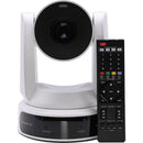 PTZOptics Link 4K Dante-enabled Auto-Tracking PTZ camera 30x White - PT30XLINK4KWH