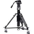 IKAN M-GH25-PEDESTAL Motorized Pedestal Kit, Fluid Head w/ Adjustable Counterbalance & Drag, 28KG Payload Capacity - IKAMGH25PED