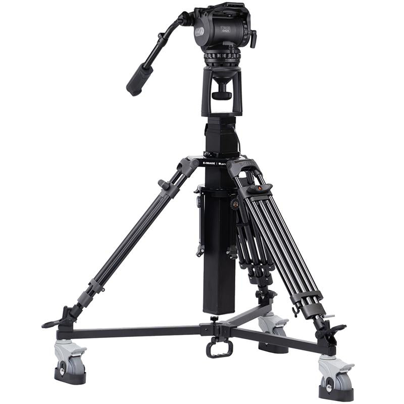 IKAN M-GH25-PEDESTAL Motorized Pedestal Kit, Fluid Head w/ Adjustable Counterbalance & Drag, 28KG Payload Capacity - IKAMGH25PED