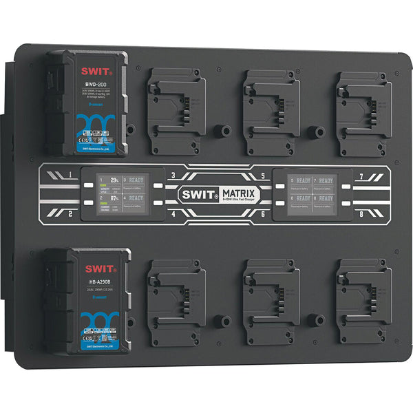 SWIT MATRIX-B8 8×100W Ultra fast B-mount Wall Charger
