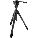Manfrotto ONE Carbon Tripod with 500X Fluid head - MKONEC-500X
