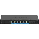 NETGEAR GS724T-600ENETGEAR 24-Port Multi-Gigabit (2.5G) Ethernet Ultra60 PoE++ Smart Switch with 4 SFP+ Ports - MS324TXUP-100EUS