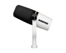 SHURE MV7+-W Dynamic Podcast LED Microphone