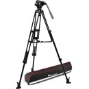 Manfrotto 502X Fluid Video Head with Alu Twin leg tripod MS - MVK502XTWINMA