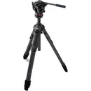 Manfrotto ONE Carbon Fibre Tripod With 500X Fluid Head - MKONEC-500X