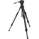 Manfrotto ONE Carbon Fibre Tripod With 500X Fluid Head - MKONEC-500X