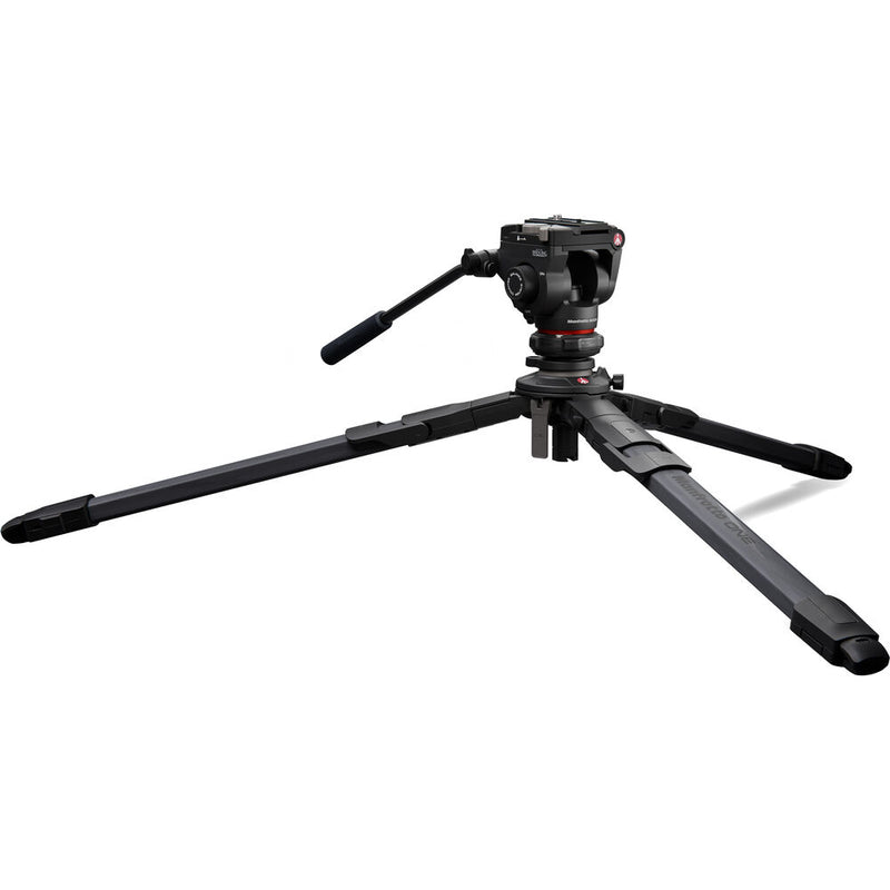 Manfrotto ONE Carbon Fibre Tripod With 500X Fluid Head - MKONEC-500X