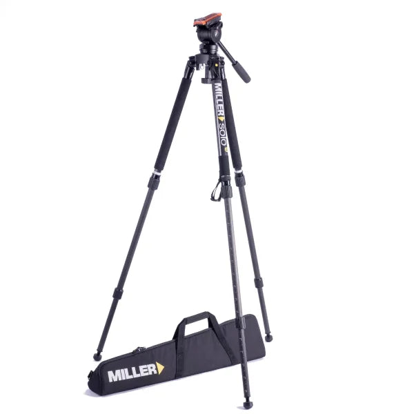 Miller 3007 AIRV Solo-Q 75 2-Stage Carbon Fibre and Soft Bag Tripod System