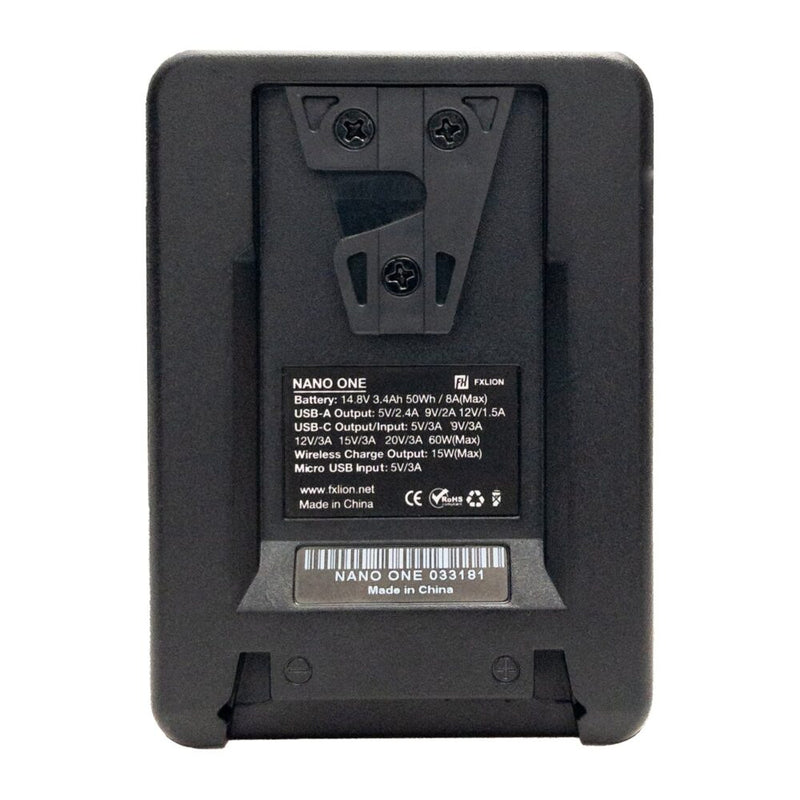 FXLION NANO ONE WIRELESS 14.8V 50Wh V-Mount Battery