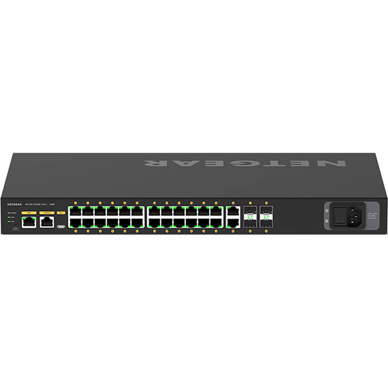 NETGEAR AV Line M4250-26G4F-PoE+ 24x1G PoE+ 300W 2x1G and 4xSFP Managed Switch