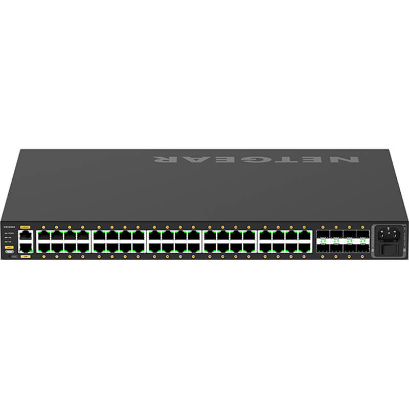 NETGEAR AV Line M4250-40G8F-PoE+ 40x1G PoE+ 480W and 8xSFP Managed Switch