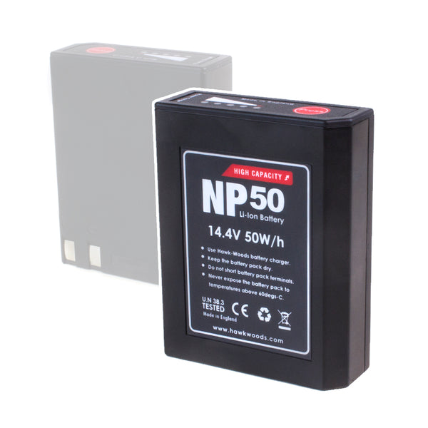 Hawk-Woods NP-50 50W Lithium-Ion NP1 Battery (BLACK FRIDAY OFFER)