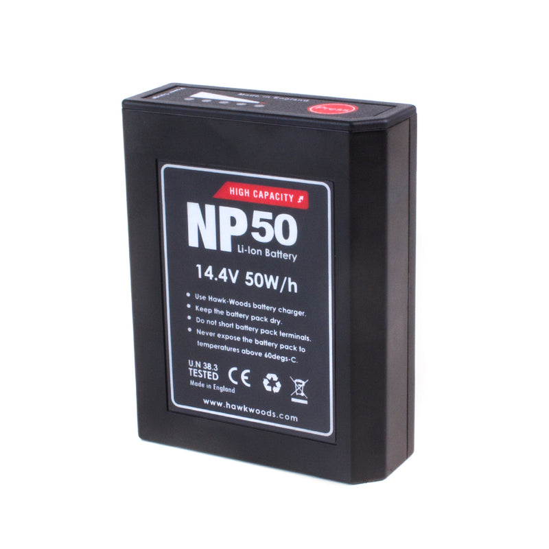 Hawk-Woods NP-50 50W Lithium-Ion NP1 Battery (BLACK FRIDAY OFFER)