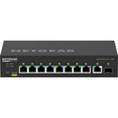NETGEAR M4250-9G1F-PoE+ AV Line 10 Port/8 Port PoE+ Gigabit Managed Switch With One SFP Port (110 Watts) - GSM4210PD-100EUS