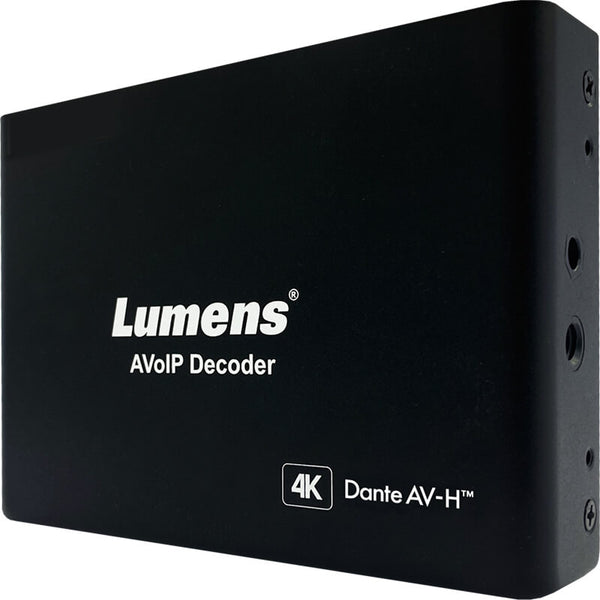 Lumens OIP-N60D Dante AV-H AV over IP and Dante AV-H 4K Decoder