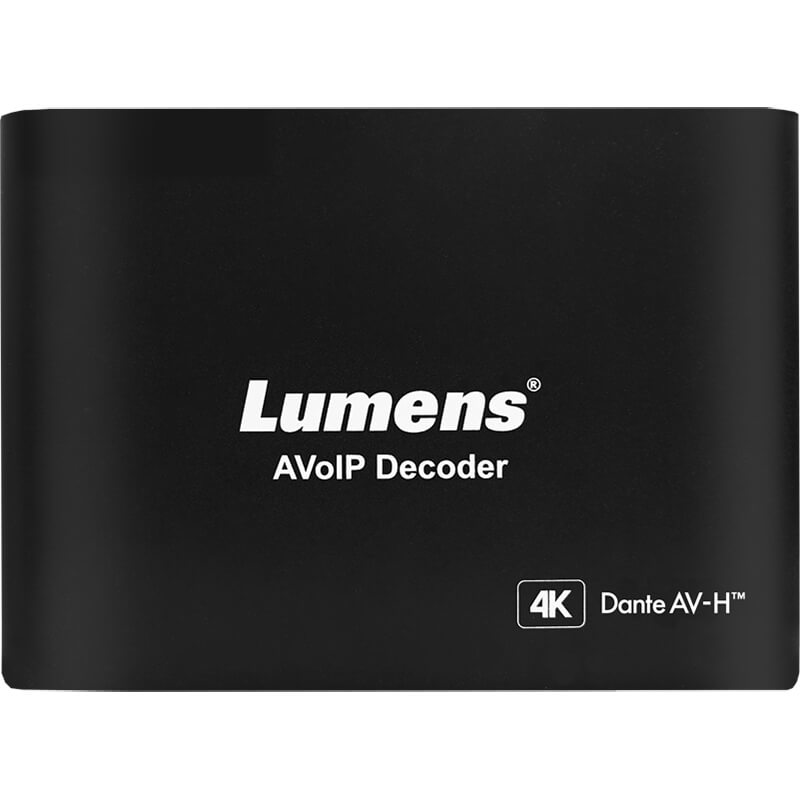 Lumens OIP-N60D Dante AV-H AV over IP and Dante AV-H 4K Decoder