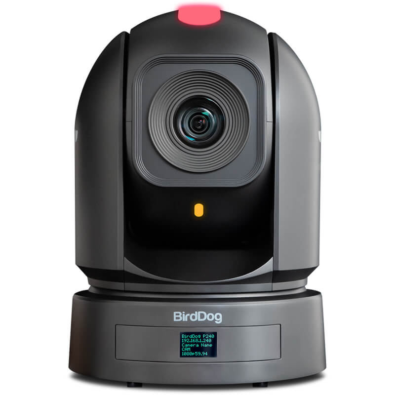 BirdDog P240 Full NDI NDI|HX2 and HX PTZ Camera Black - BDBDP240B (SAVE 19%)