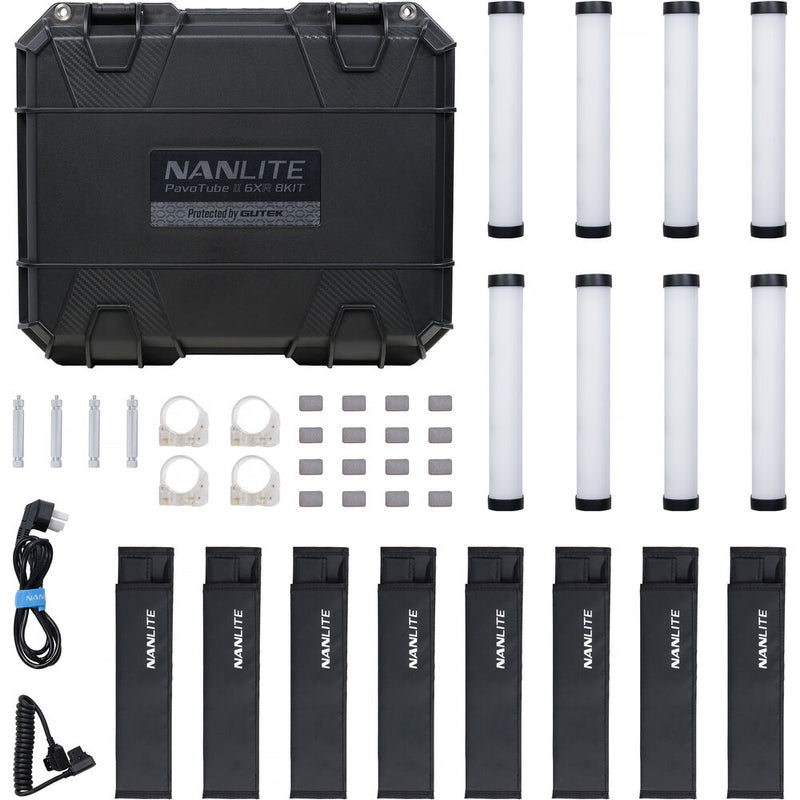 NANLITE PavoTube II 6XR LED RGBWW Pixel Tube Light 8KIT - 03-020 8KIT