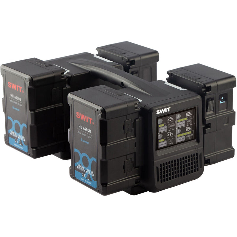SWIT PC-P461B 4x100W Super Fast B-mount Charger