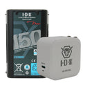 IDX DUO-C150P 145Wh High-Load Li-Ion V-Mount Battery w 2x D-Tap and USB-PD (BLACK FRIDAY OFFER)