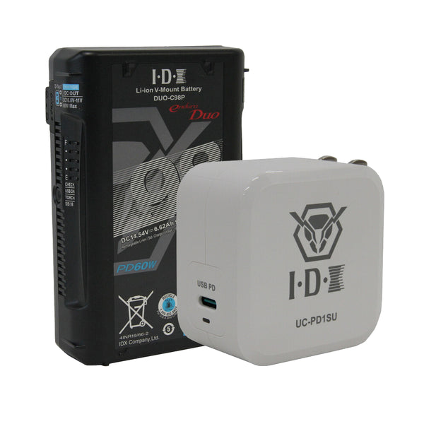 IDX DUO-C98P 97Wh High-Load Li-Ion V-Mount Battery w 2x D-Tap and USB-PD (BLACK FIRDAY OFFER)