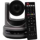 PTZOptics Link 4K Dante-enabled Auto-Tracking PTZ camera 12x Grey - PT12XLINK4KGY