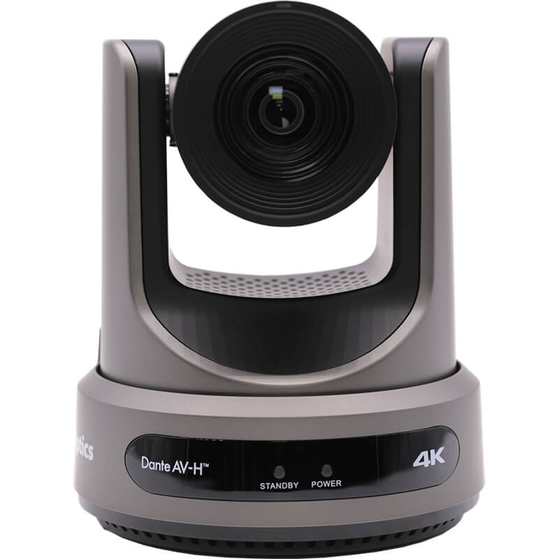 PTZOptics Link 4k Dante-enabled Auto-Tracking PTZ camera 20x Grey - PT20XLINK4KGY