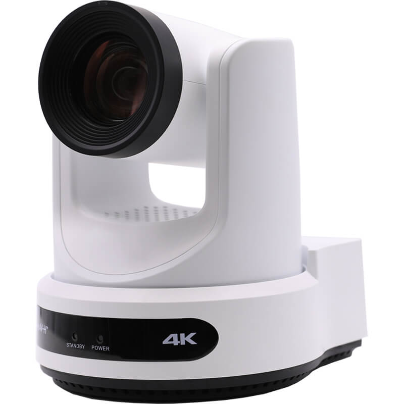 PTZOptics Link 4k Dante-enabled Auto-Tracking PTZ camera 20x White - PT20XLINK4KWH