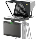 IKAN PT419W-NDI-TMN Aura 19-inch POE++ NDI Teleprompter & NDI Talent Monitor w/ Full NDI Encoding/Decoding & IP Tally Light - IKAPT419WNDITMN
