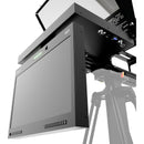 IKAN PT419W-NDI-TMN Aura 19-inch POE++ NDI Teleprompter & NDI Talent Monitor w/ Full NDI Encoding/Decoding & IP Tally Light - IKAPT419WNDITMN
