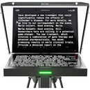 IKAN PT419W-NDI-TK Aura 19-inch POE++ Teleprompter w/ Full NDI Encoding/Decoding & IP Tally Light + Travel Kit - IKAPT419WNDITK