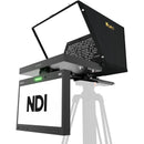 IKAN PT419W-PTZ-NDI-TMN Aura 19-inch PTZ POE++ NDI Teleprompter & NDI Talent Monitor w/ Full NDI Encoding/Decoding & IP Tally Light - IKAPT419WPNTTK