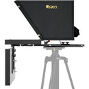 IKAN PT419W-PTZ-NDI-TMN-TK Aura 19-inch PTZ POE++ NDI Teleprompter & NDI Talent Monitor w/ Full NDI Encoding/Decoding & IP Tally Light + Travel Kit - IKAPT419WPNTMTK