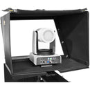 IKAN PT419W-PTZ-NDI-TMN Aura 19-inch PTZ POE++ NDI Teleprompter & NDI Talent Monitor w/ Full NDI Encoding/Decoding & IP Tally Light - IKAPT419WPNTTK