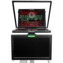 IKAN PT419W-PTZ-TM-TK Professional 19 in. High Bright PTZ Teleprompter w/ Widescreen Tally SDI Monitor, Talent Monitor & Travel Kit - IKAPT419WPTZMTK