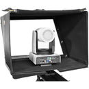 IKAN PT419W-PTZ-TK Professional 19 in. High Bright PTZ Teleprompter w/ Widescreen Tally SDI Monitor & Travel Kit - IKAPT419WPTZTK