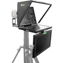 IKAN PT419W-TM-TK Professional 19 in. High Bright Teleprompter w/ Widescreen Tally SDI Monitor, Talent Monitor & Travel Kit - IKAPT419WTMTK