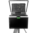 IKAN PT419W-TM-TK Professional 19 in. High Bright Teleprompter w/ Widescreen Tally SDI Monitor, Talent Monitor & Travel Kit - IKAPT419WTMTK
