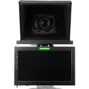IKAN PT419W-TM-TK Professional 19 in. High Bright Teleprompter w/ Widescreen Tally SDI Monitor, Talent Monitor & Travel Kit - IKAPT419WTMTK